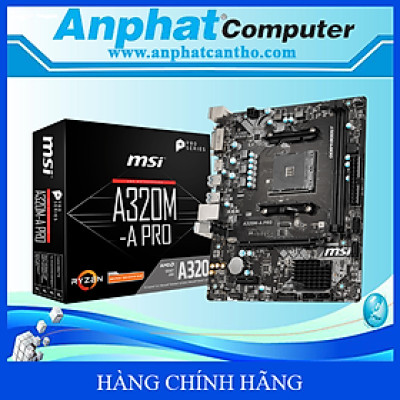 Bo mạch chủ Main MSI A320M-A PRO Socket AM4 - Hàng Chính Hãng