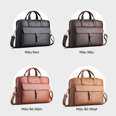 Cặp Công Sở Lata ( Thời trang nam basic - Cặp da CA40 )