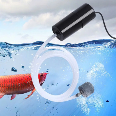 Máy Bơm Oxy Mini Bể Cá – Sủi Êm, Khí Mạnh, Cắm USB Tiện Dụng, Bền Bỉ Lâu Dài