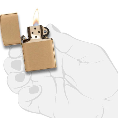 Bật Lửa Zippo Classic Brushed Brass 204B