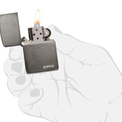 Bật Lửa Zippo Replica 1941 Black Ice with Logo 24485