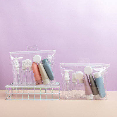 Bộ 11 Lọ Chiết Mỹ Phẩm Du Lịch Tiện Dụng Kèm Túi Đựng 11 Món- Chọn màu-Combo 11 Món Chai Chiết Du Lịch Cao Cấp – Silicone Mềm, Đa Dụng, Chuẩn Mang Lên Máy Bay