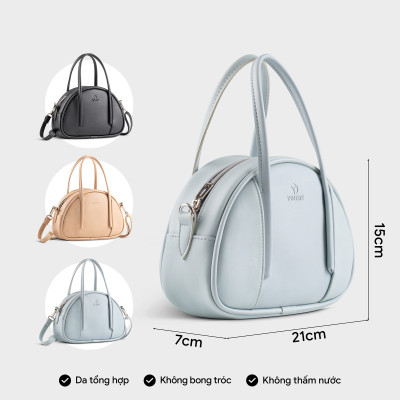 Túi Yuumy ( Thời trang nữ dáng hến dễ thương size 21 - Túi đeo chéo da Seasand YN233 )