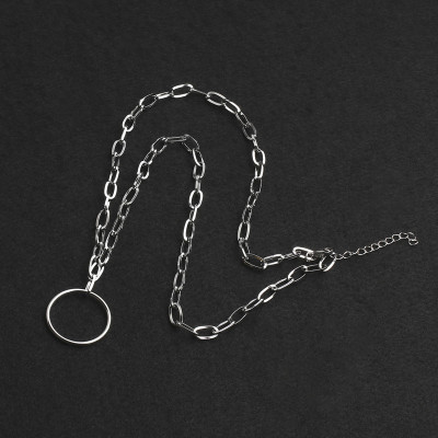 Dây chuyền phong cách Hàn Quốc hợp thời trang nam nữ vòng thép không gỉ Wang Yibo