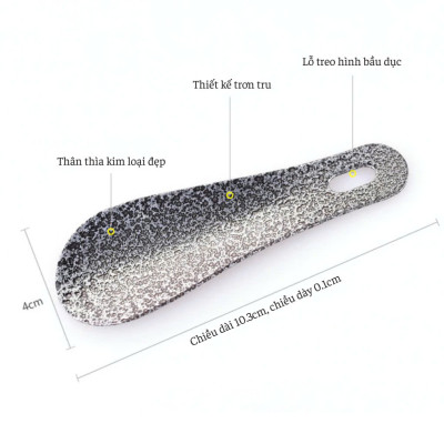 COMBO 2 Đón gót giày nhựa ABS bóng treo chìa khóa Văn Phòng