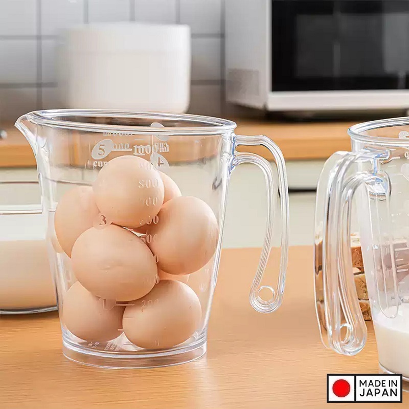 Ca đong đa năng có vạch chia dung tích 1000ml - Nội địa Nhật Bản