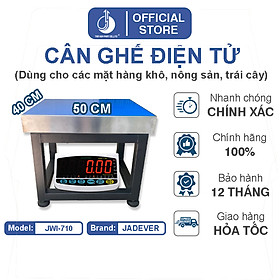 Cân Ghế Điện Tử JWI-710 - Mặt Bàn Cân 400x500MM