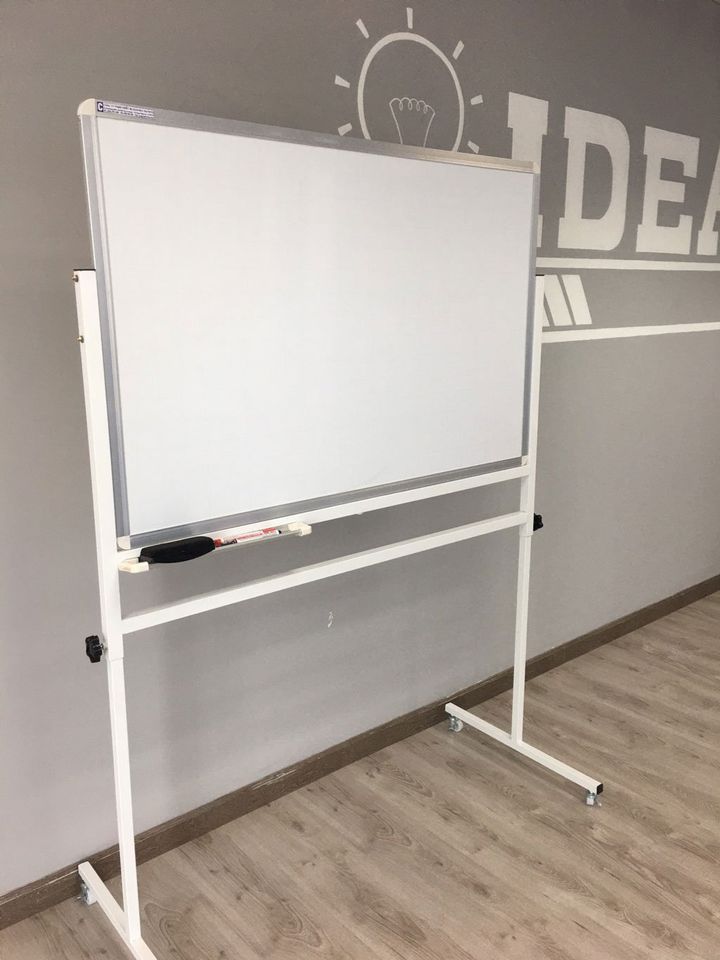 Bảng di động 1 mặt từ trắng BAVICO KT 80x120cm