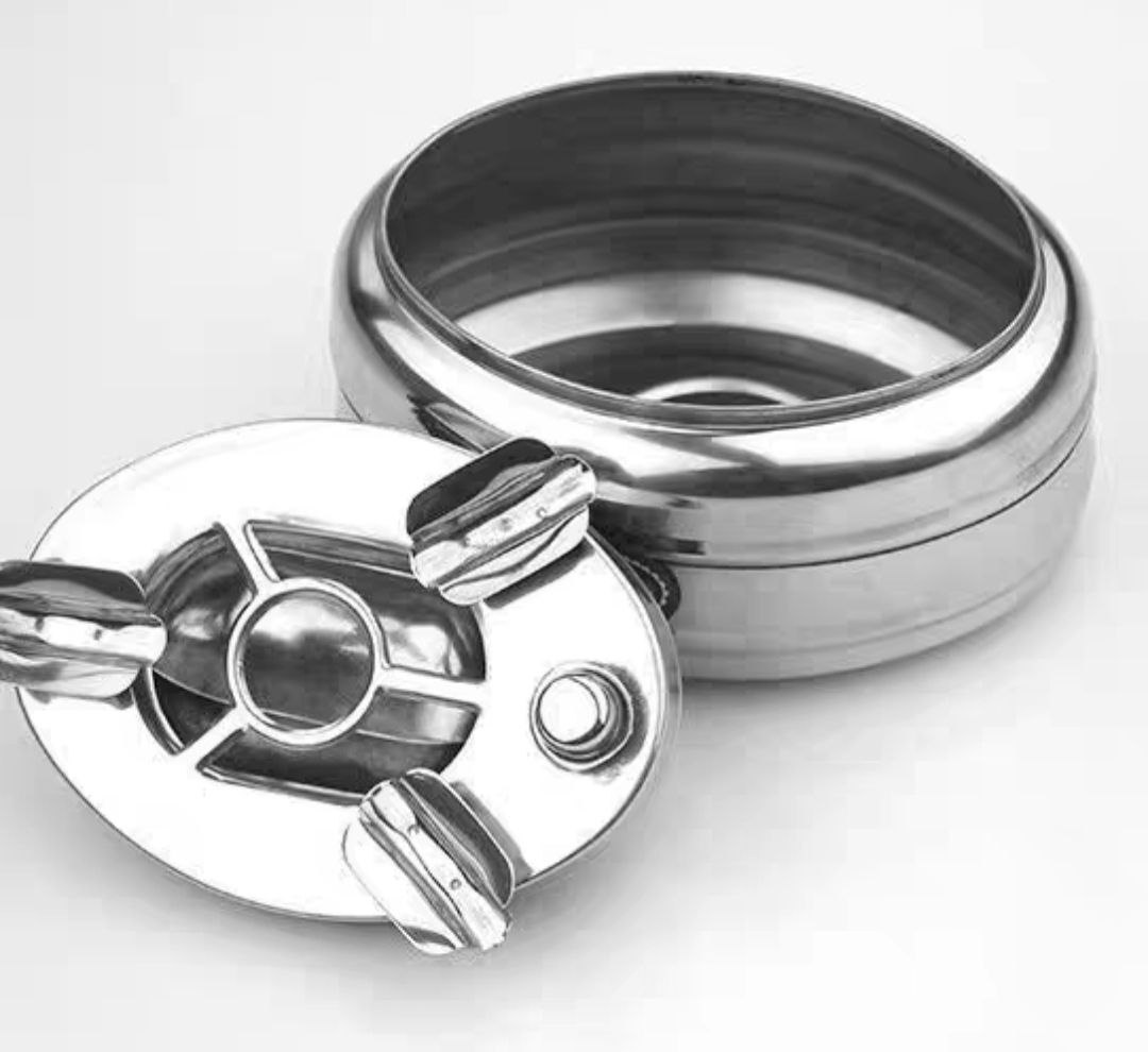 Gạt tàn inox bấm