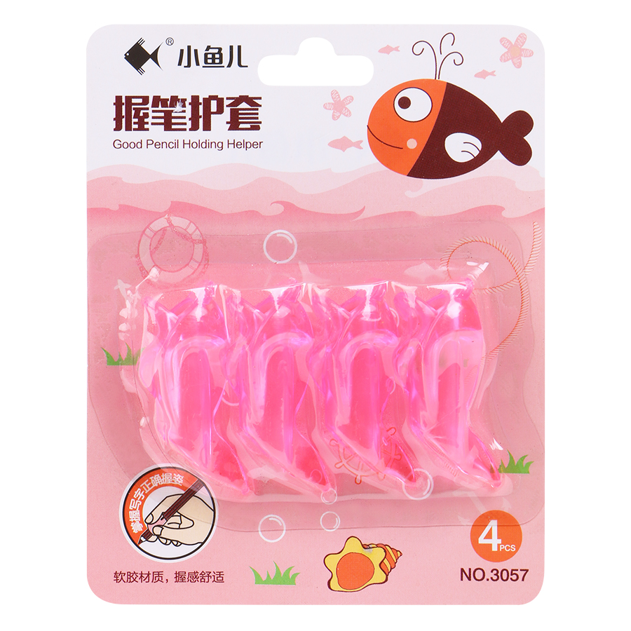 Combo 2 Bộ Kẹp Luyện Chữ Và Đệm Tay Cầm Bút Little Fish 3057