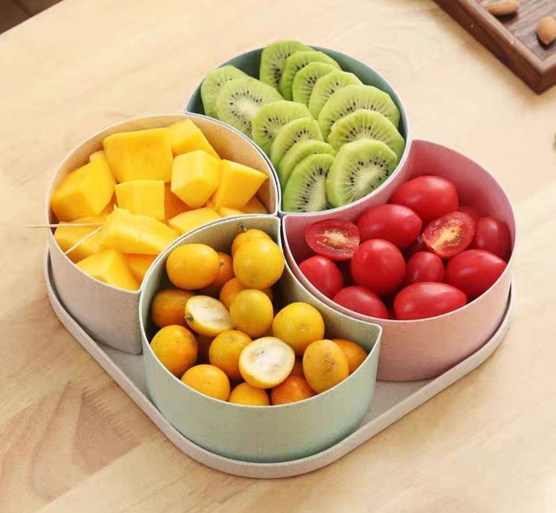 KHAY ĐỰNG MỨT TẾT NHẬT NHIỀU NGĂN KIỂU DÁNG ĐỰNG ĐƯỢC NHIỀU BÁNH KẸO TRÁI CÂY GỌN NHẸ