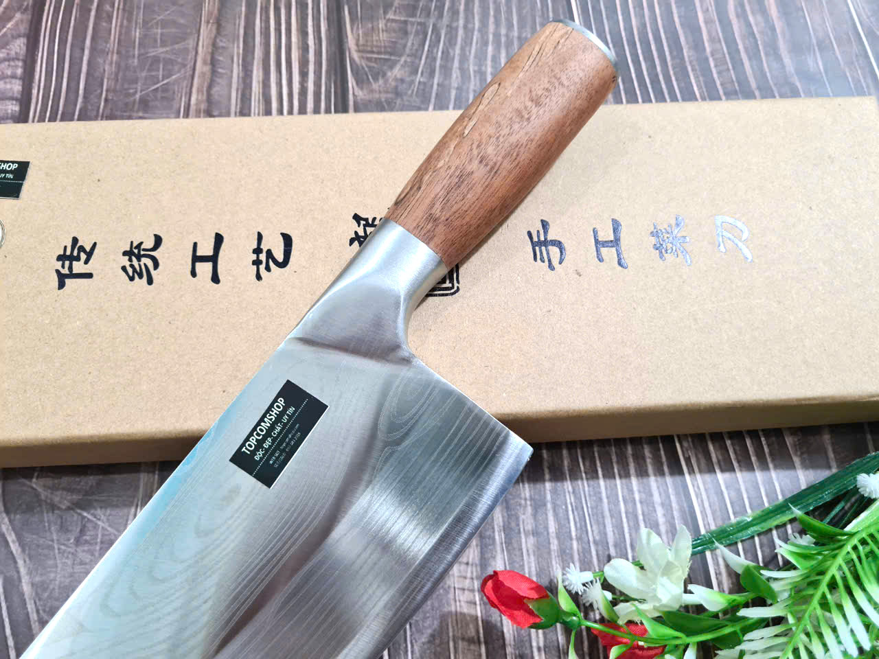 DAO - DAO BẾP NHẬT BẢN SANTOKU MÃ A22 DT124 nt topcoomshop vn