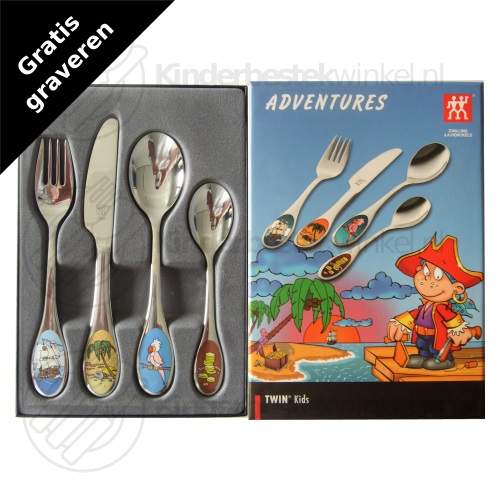 Bộ Dao Thìa Dĩa Trẻ Em Zwilling Adventures hàng chính hãng