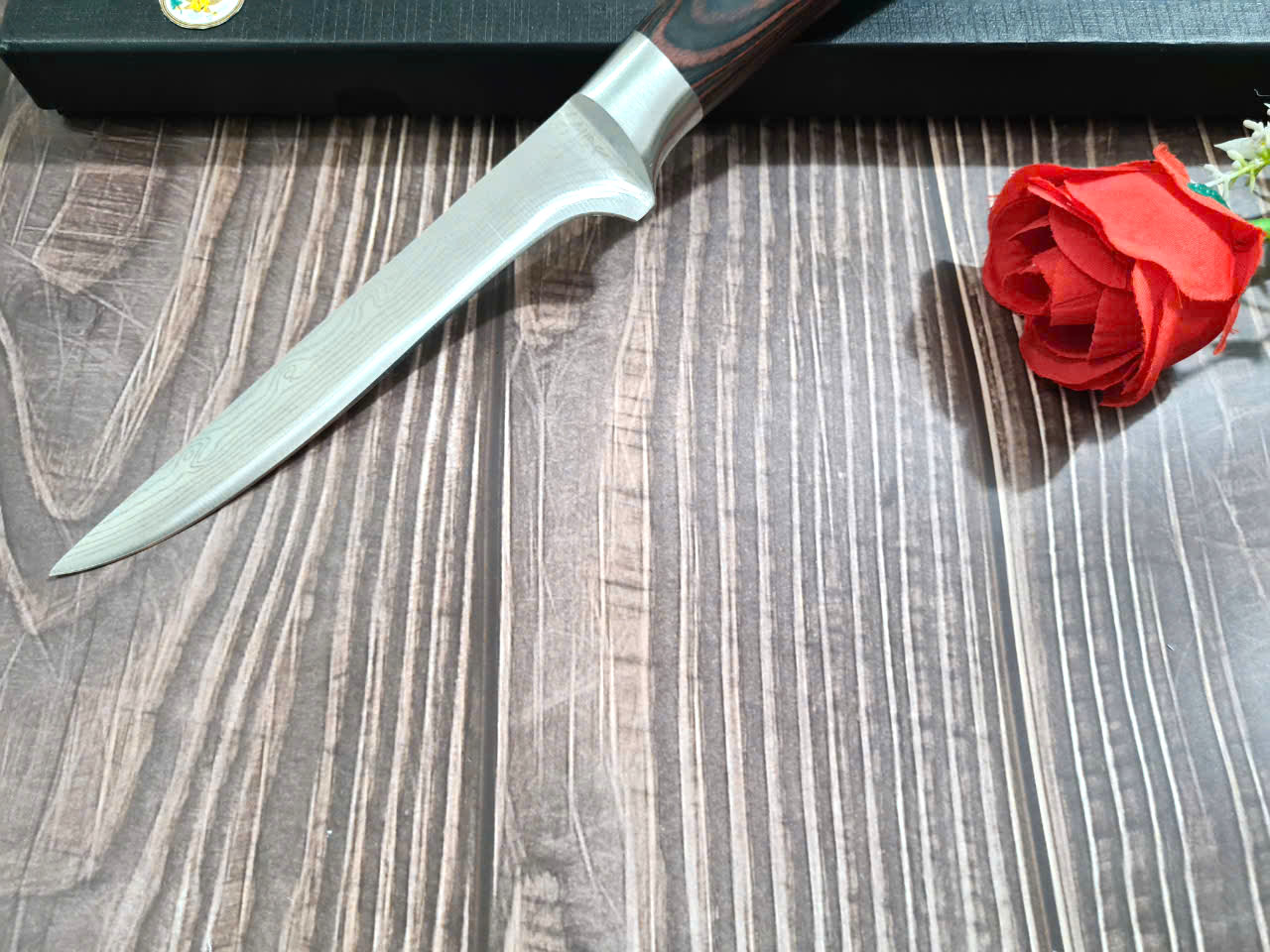 DAO - DAO BẾP NHẬT BẢN CLASSIC BONINGTHÉP DAMASCUS MÃ A2 DT120 nt topcomshop vn
