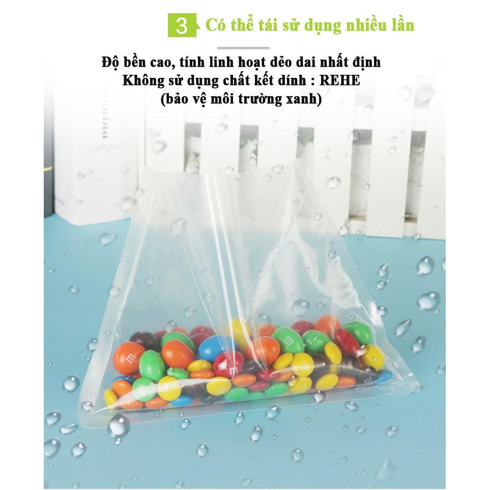 Túi hút chân không thực phẩm hai mặt trơn, 1kg túi hút chân không PA PE trơn dày 10 zem cao cấp đủ size (2 mặt trơn)