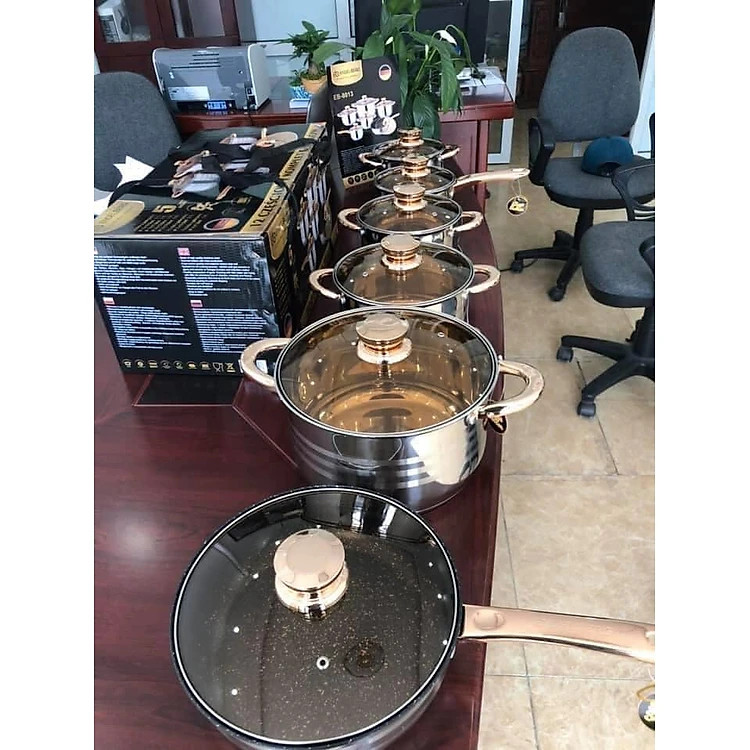 BỘ NỒI ĐỨC 6 MÓN 5 lớp LOẠI 1