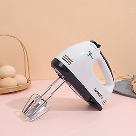 Máy đánh trứng cầm tay 7 cấp độ, máy đánh kem trộn, máy trộn bột đa năng