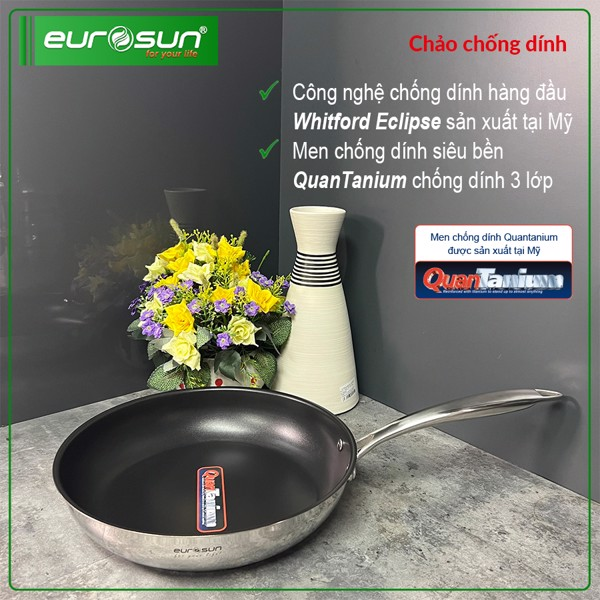 BỘ NỒI INOX EUROSUN MC1702-HARMONY - HÀNG CHÍNH HÃNG