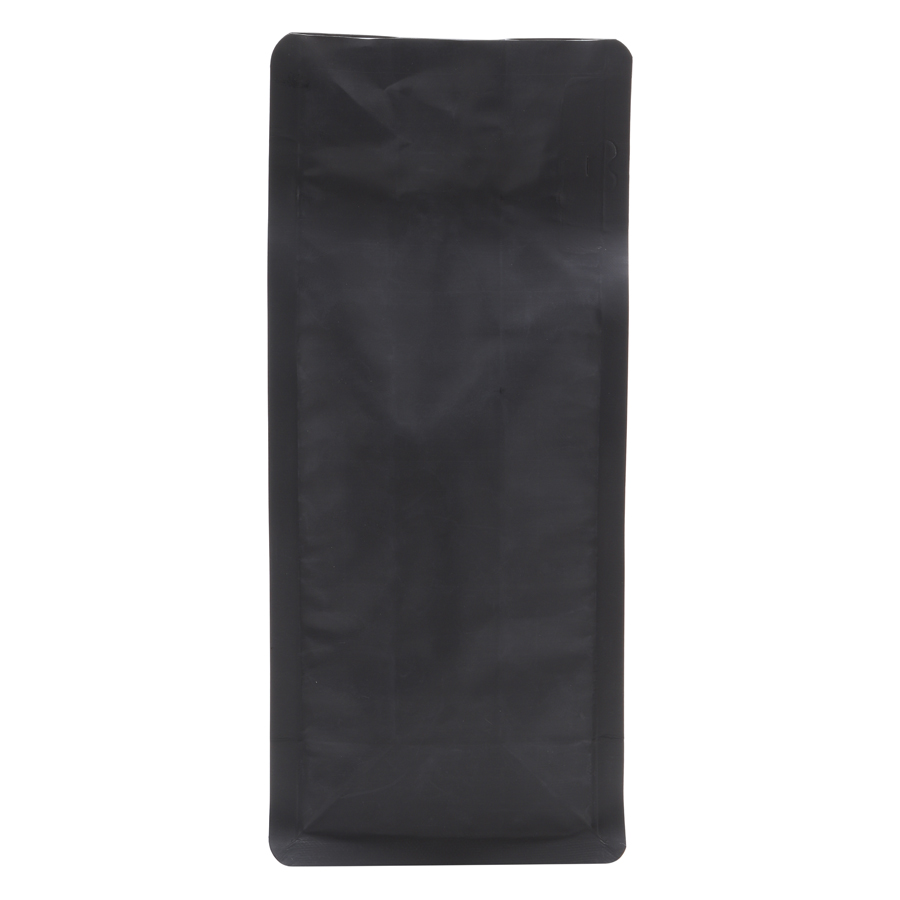 Túi Zip Đáy Bằng Pocket Đen Mờ (10.5 x 24.5 cm)