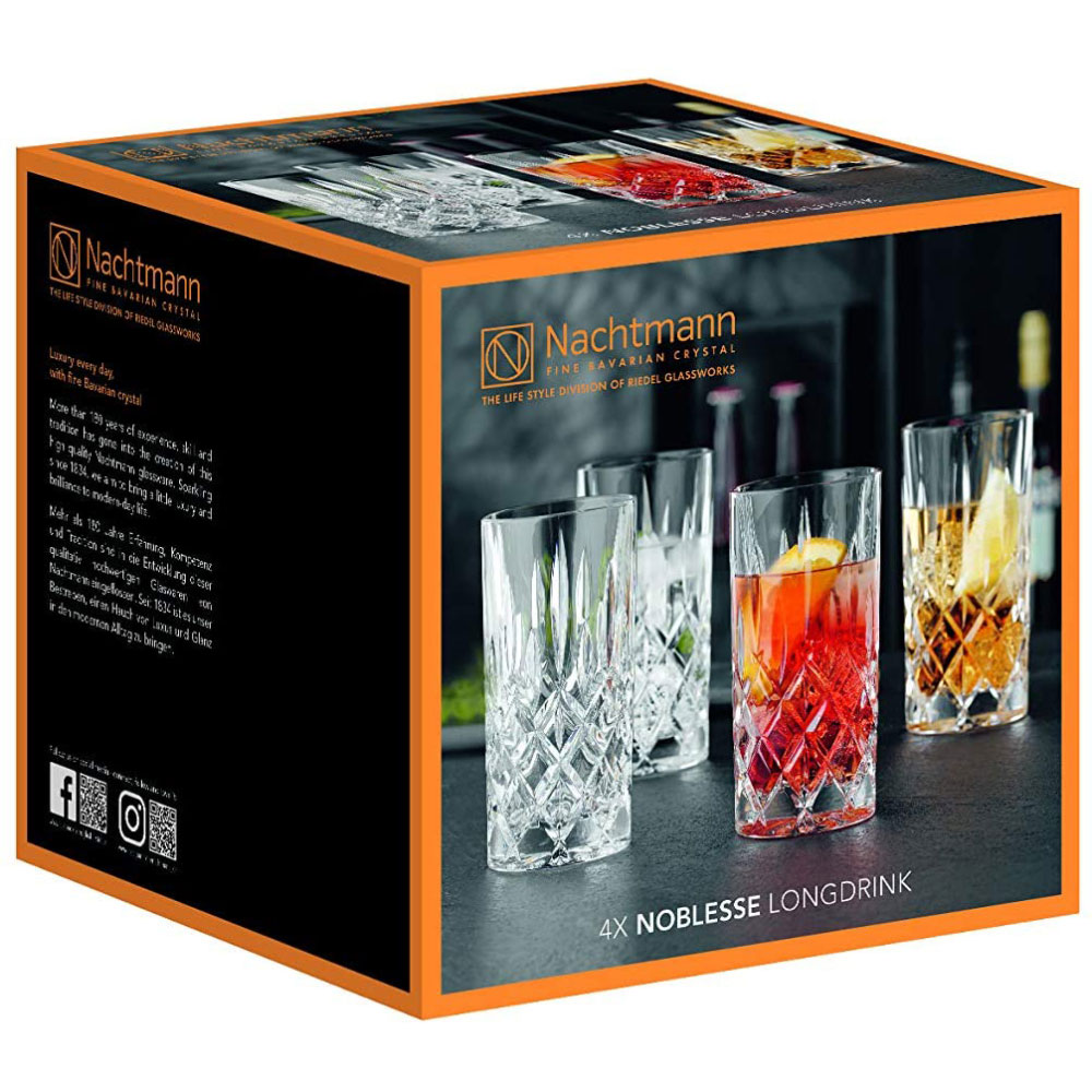 BỘ 4 CỐC PHA LÊ NACHTMANN NOBLESSE 89208, dung tích 375ml Hàng chính hãng