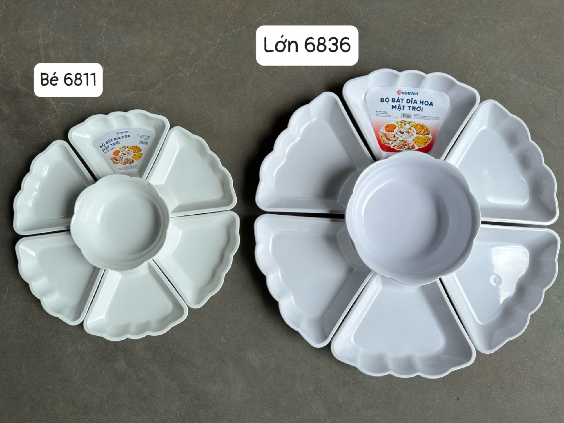 Bộ Bát Đĩa Hoa Mặt Trời 7 Chi Tiết, Bộ Bát Đĩa Bày Cỗ Trong Gia Đình Loại Lớn