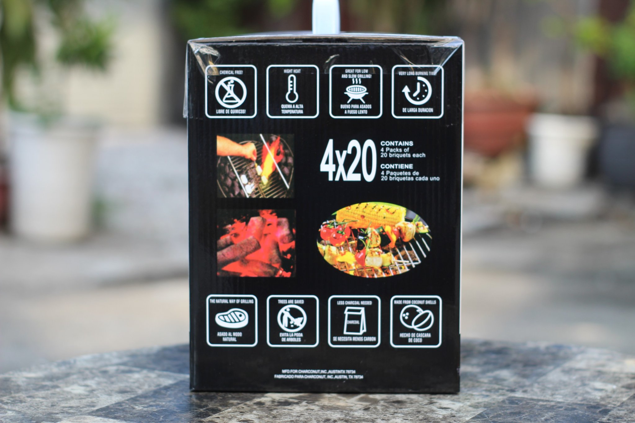 Combo 3 hộp than không khói làm từ Gáo dừa chính hãng R2D dùng cho tiệc nướng BBQ (tổng 7 kg than) an toàn cho sức khoẻ