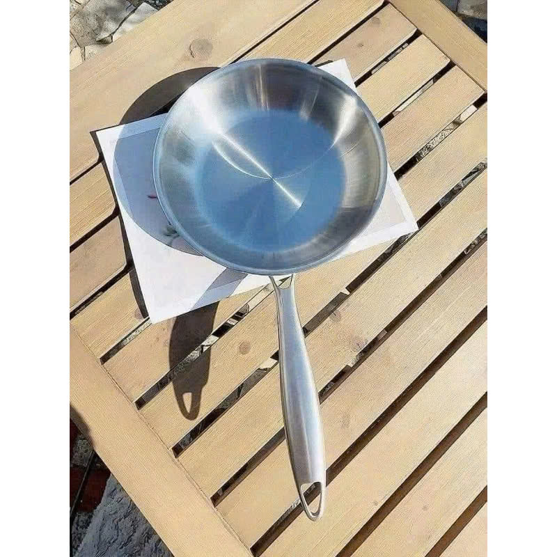 Chảo Inox Đúc Liền Chiên xào đa năng- PHẢI TÔI CHẢO