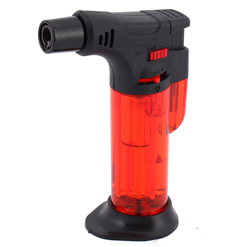 Vỏ Hột Quẹt Bật Lửa Khò 1 Tia cực mạnh Để Bàn QL001 Thiết Kế Đẹp Độc Lạ Lửa Khò Mạnh Mẽ Nhiều Màu - Dùng Gas Cao Cấp