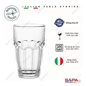 Bộ 6 Ly Thủy Tinh Cao Rock Bar Bormioli Rocco 516180BN6321990 (480ml / Ly) Bormioli Rocco - Italy