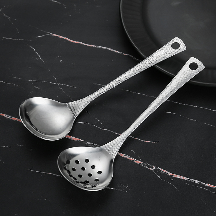 Thìa muỗng vá mui chất liệu inox không gỉ cao cấp phù hợp ăn lẩu và các món nước