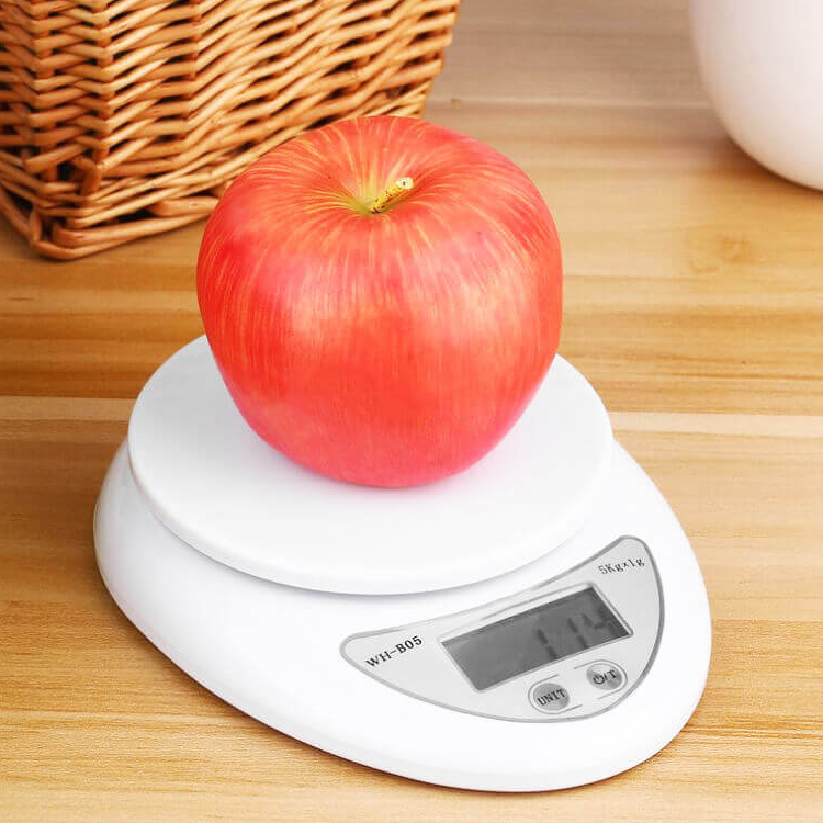 Cân tiểu ly điện tử 5kg để bàn nhà bếp màn hình LCD