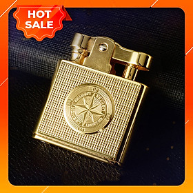 Vỏ Hột Quẹt Bật Lửa Honest BCZ-707 Họa Tiết Đẹp Độc Lạ - Dùng Xăng Bấc Đá Cao Cấp (giao màu ngẫu nhiên)