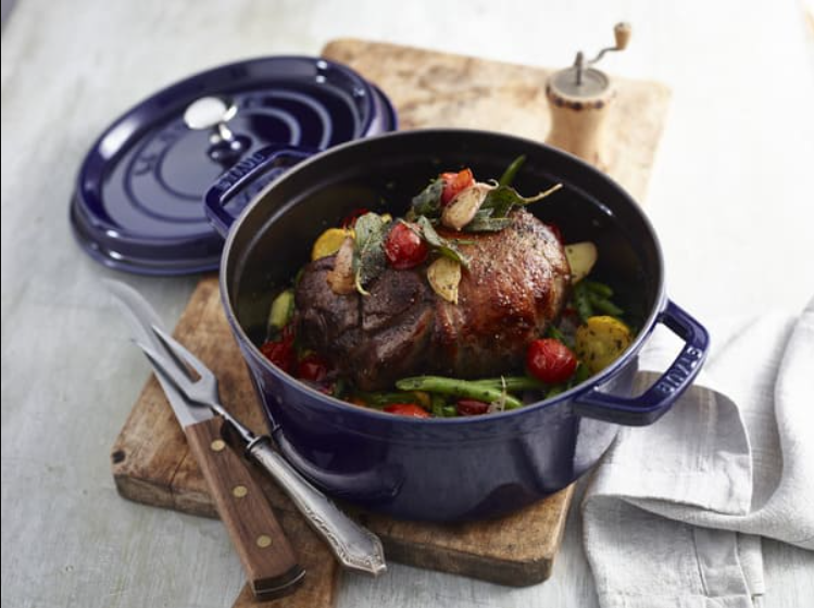 Staub - Nồi tròn màu xanh đen - 20cm (2.2L)