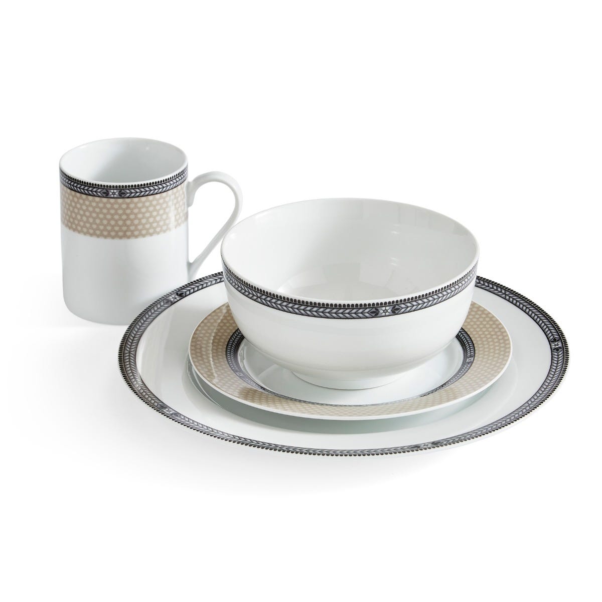 Portmeirion Home Bộ bát 16 món Vintage Chic Nhập khẩu Anh Quốc