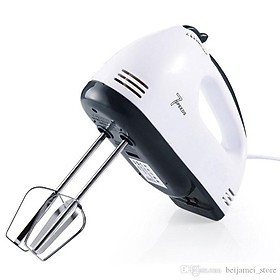 Máy Đánh Trứng Cầm Tay 7 Tốc Độ Công Suất Lớn Tặng Kèm 4 Que Đánh Thép Không Gỉ - Hàng Chính Hãng - Hàng Nhập Khẩu