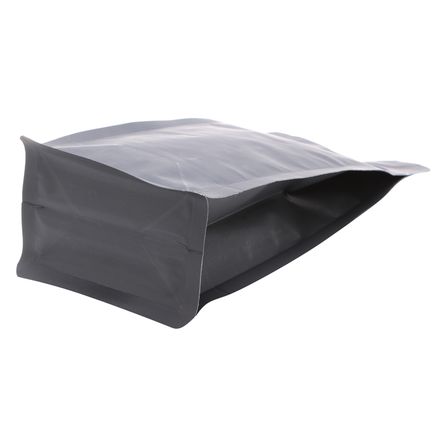 Túi Zip Đáy Bằng Pocket Đen Mờ (10.5 x 24.5 cm)