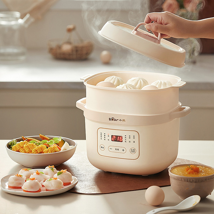 Nồi Nấu Chậm Chưng Yến 1.6L Bear SB-NNC16 Công Suất 270W - Hàng Chính Hãng