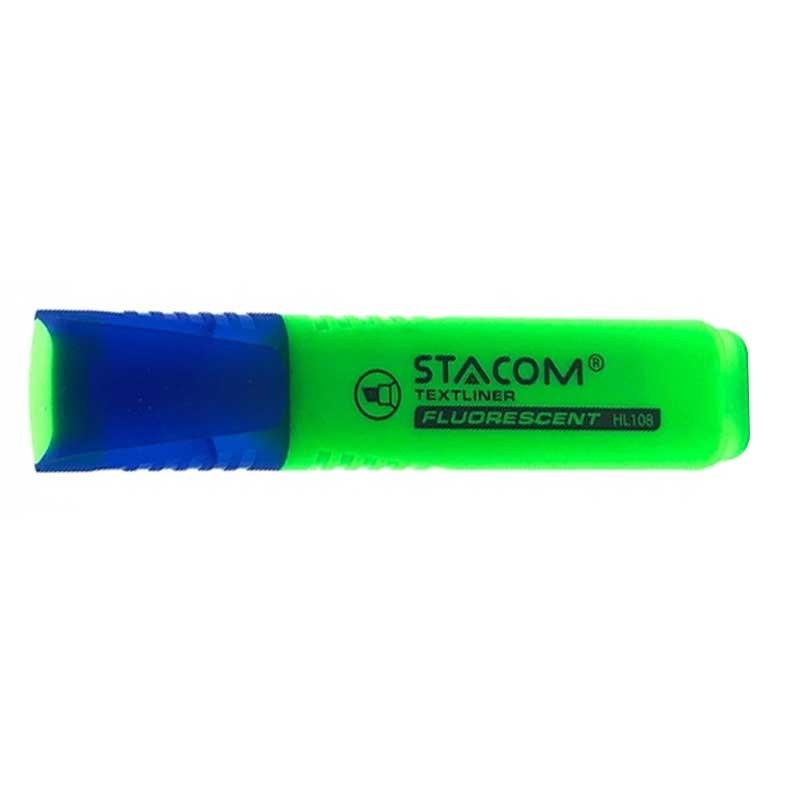 Bút Dạ Quang Stacom HL108-G - Mực Xanh Lá