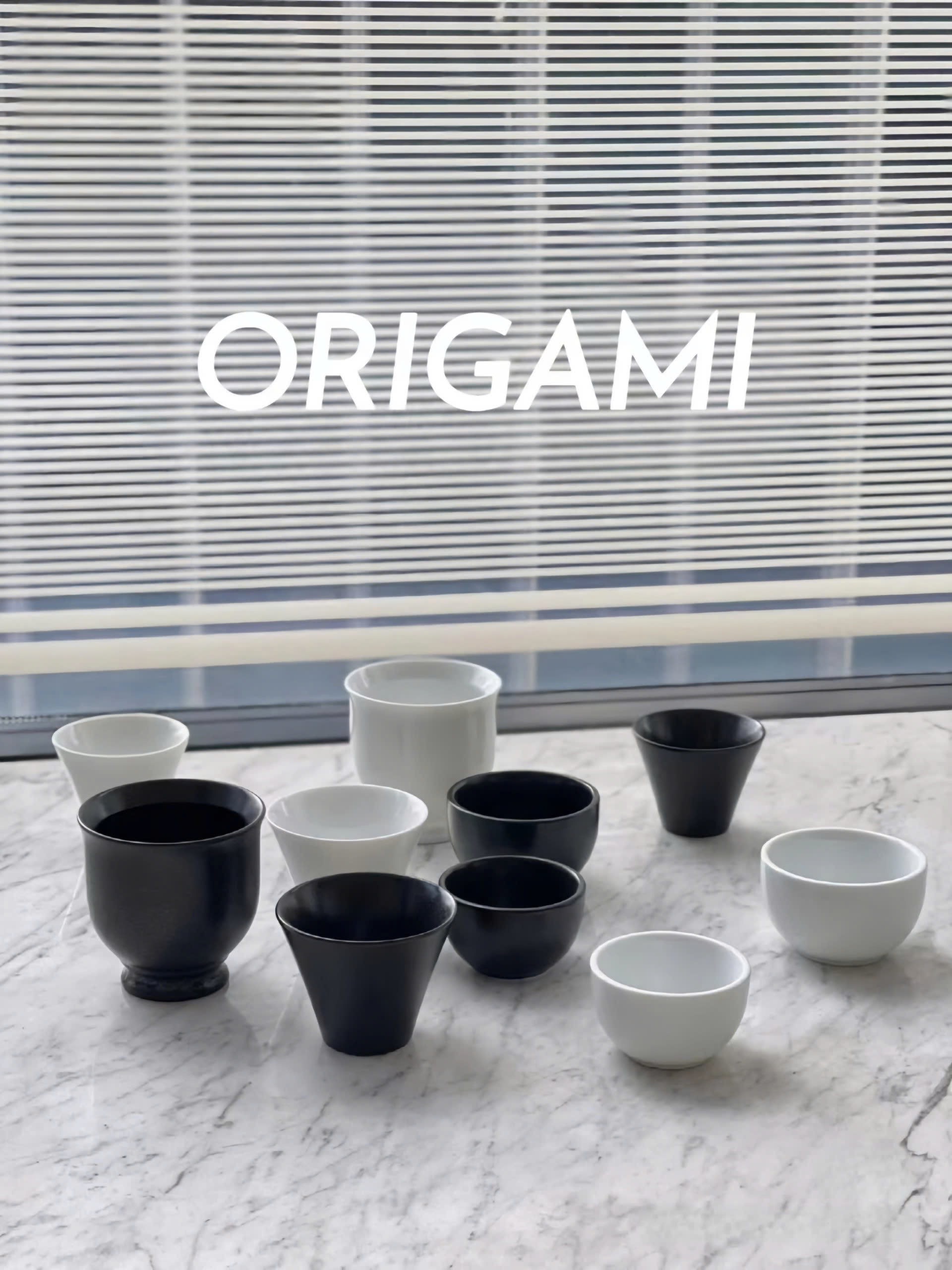 Ly sứ ORIGAMI Sensory Milk Beverage Cup 140ml không quai