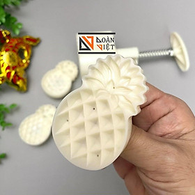 Khuôn Trung Thu 3D Siêu Sắc Nét - Hình QUẢ DỨA (THƠM) 4 mặt 50g, mẫu mới 2021. Chuyên phục vụ Sp Gia dụng, Khuôn làm bán