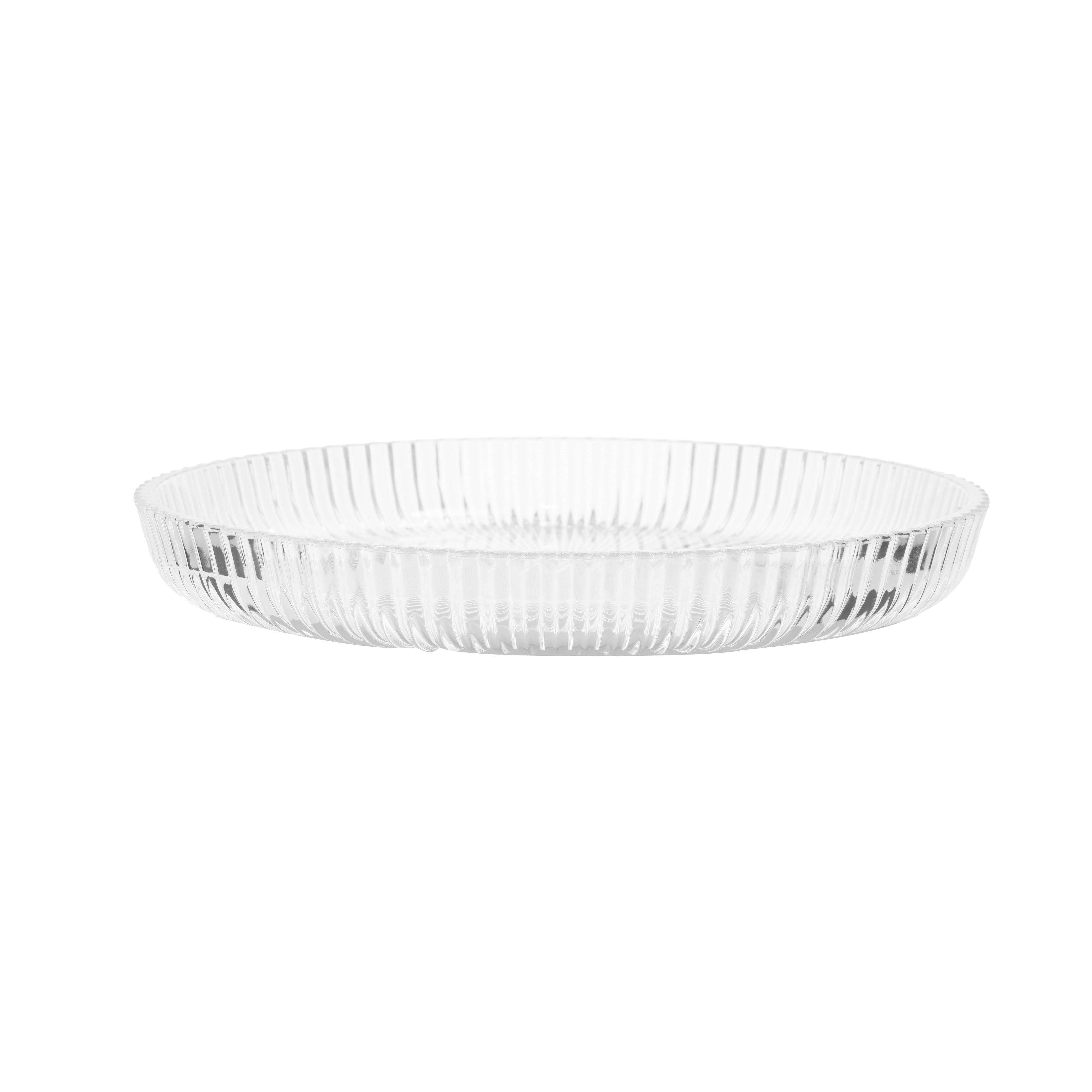 Khay trái cây nhựa JB vân gợn sóng - Trong suốt - Cobihome