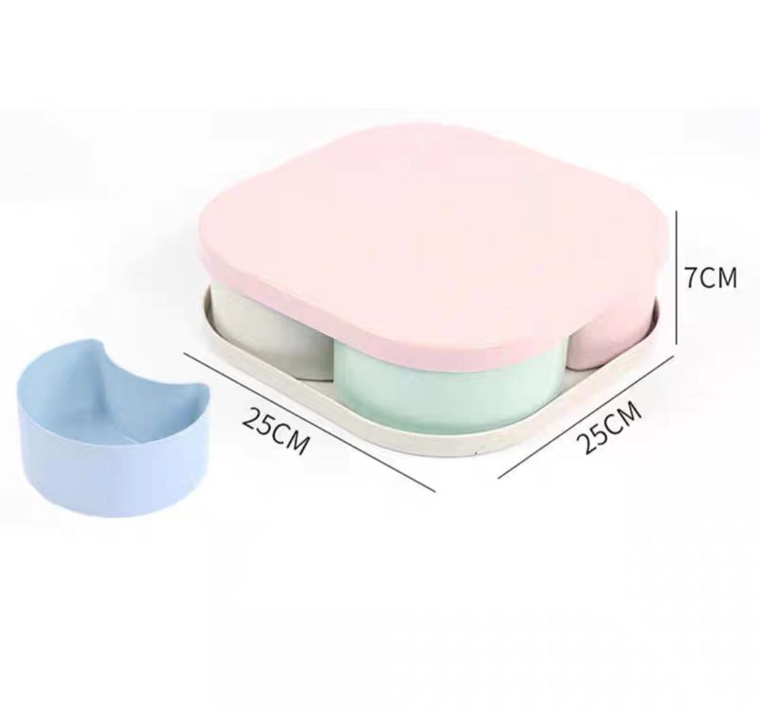 KHAY ĐỰNG MỨT TẾT NHẬT NHIỀU NGĂN KIỂU DÁNG ĐỰNG ĐƯỢC NHIỀU BÁNH KẸO TRÁI CÂY GỌN NHẸ