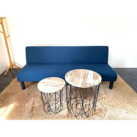 Sofa bed đa năng Juno sofa màu xanh dương 