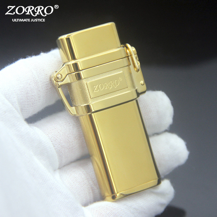 Vỏ Hột Quẹt Bật Lửa Xăng Zorro Z635 Thiết Kế Đẹp Độc Lạ - Dùng Xăng Bấc Đá Cao Cấp