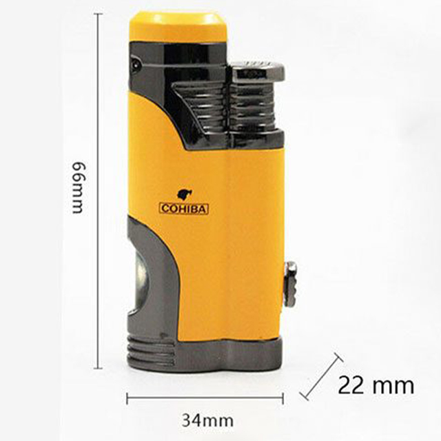 Vỏ Hột Quẹt Bật Lửa Khò 2 Tia COB-359 Thiết Kế Đẹp Độc Lạ Lửa Khò Mạnh Mẽ - Dùng Gas Đá Cao Cấp
