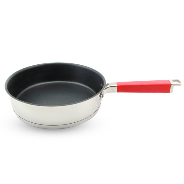 Chảo chống dính 5 đáy inox 304 Elmich Red Velvet (EL- 3249 Size 20cm, EL-3250 Size 24cm, EL-3251 Size 26cm) - Hàng Chính Hãng