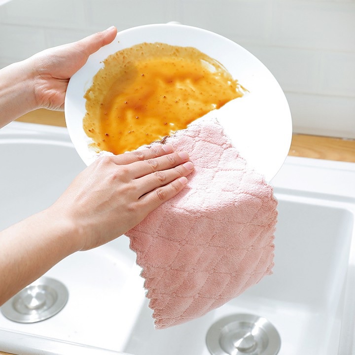 Combo 10 Khăn Lau Đa Năng Lau Bếp Và Đồ Đạc Chính Hãng TOKDODO ( Giao Màu Ngẫu Nhiên )
