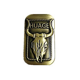Vỏ Hột Quẹt Bật Lửa Xăng Đá HG05-DT Họa Tiết Đầu Trâu Độc Lạ - Nhiều màu