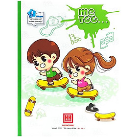 Vở Class Me Too - 4 Ô Ly 96 Trang 100gsm - Hồng Hà 0302 (Mẫu Màu Giao Ngẫu Nhiên)