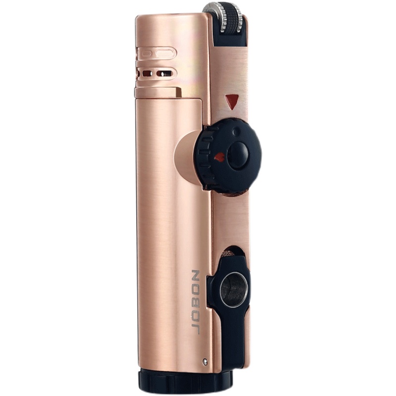 Vỏ Hột Quẹt Bật Lửa Gas Jobon ZB-321 Khò 4 Tia Cực Mạnh Kèm Đục - Nhiều Màu